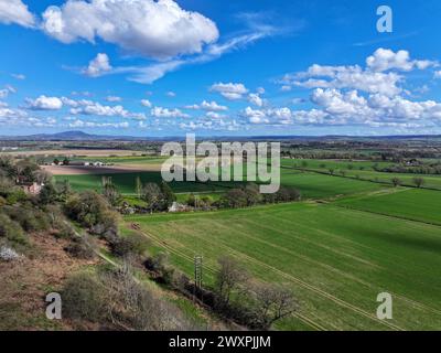 Lyth Hill - in der Nähe von Shrewsbury in Shropshire Stockfoto