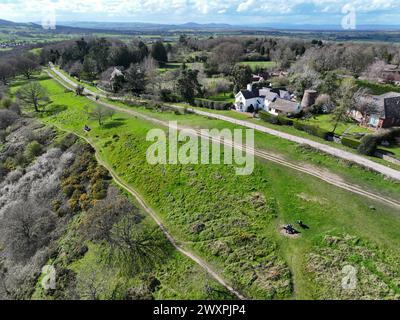 Lyth Hill - in der Nähe von Shrewsbury in Shropshire Stockfoto