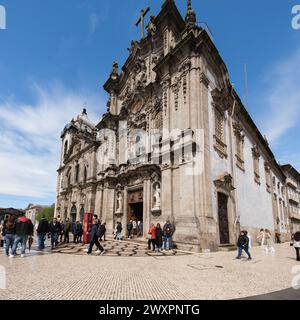 Madrid, Spanien. April 2024. Ansicht der Igreja do Carmo (Carmo-Kirche) in Porto, 1. April 2024 Portugal (Foto: Oscar Gonzalez/SIPA USA) Credit: SIPA USA/Alamy Live News Stockfoto