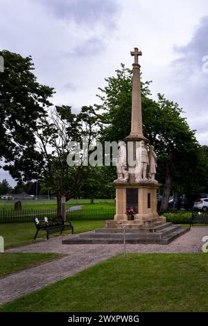 Kriegsdenkmal in Builth Wells, Wales Stockfoto