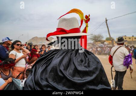 HERMOSILLO, MEXIKO - MÄRZ 30: Pharisäer feiern die Fastenzeit am Samstag des Ruhmes, während der Karwoche am 30. März 2024 in Hermosillo, Mexiko. (Foto: Luis Gutiérrez/Norte Photo) Stockfoto