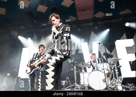 Glasgow, Schottland, Großbritannien. April 2024. The Hives at the Barrowland in Glasgow am 1. April 2024 Credit: Glasgow Green at Winter Time/Alamy Live News Stockfoto