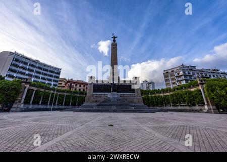 Palermo, Italien. 1. April 2024 abgebildet: Statua della Libertà in Palermo, Sizilien. Kredit: Rich Dyson Stockfoto