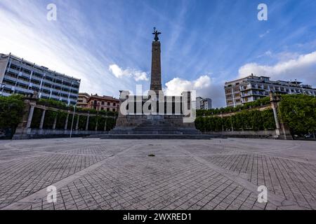 Palermo, Italien. 1. April 2024 abgebildet: Statua della Libertà in Palermo, Sizilien. Kredit: Rich Dyson Stockfoto