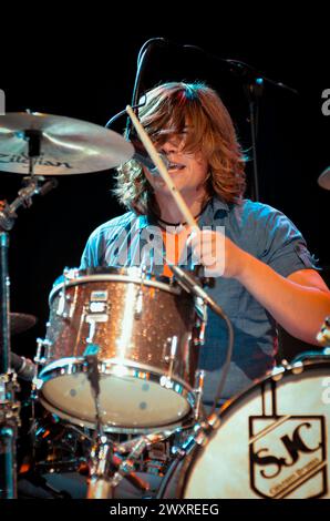 Zac Hanson - Hanson, V2011, Hylands Park, Chelmsford, Essex, Großbritannien - 21. August 2011 Stockfoto