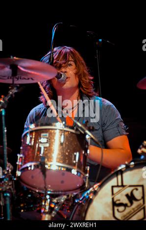 Zac Hanson - Hanson, V2011, Hylands Park, Chelmsford, Essex, Großbritannien - 21. August 2011 Stockfoto