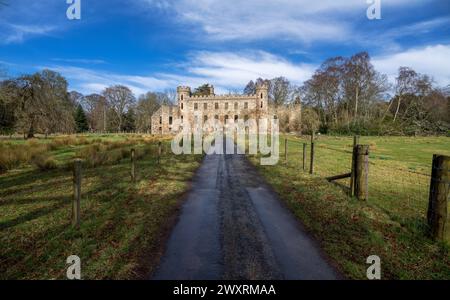 Fetternahe Bischofspalast in der Nähe von Kemnay in Aberdeenshire. Stockfoto