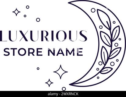 Elegante Hand Kristall Logo Design Vektor Stock Vektor