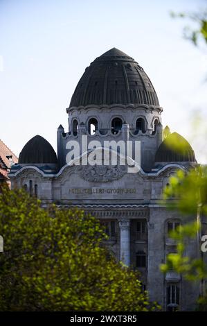 Kuppel des Danubius Hotel Gellért in Budapest Stockfoto