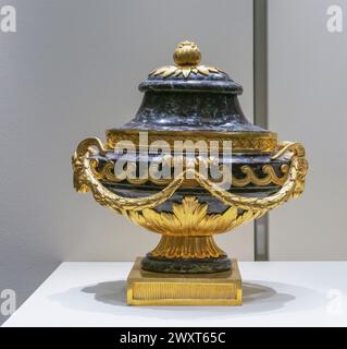 Vintage Vase, 19. Jahrhundert, Moskau, Staatliches Historisches Museum, Russland Stockfoto
