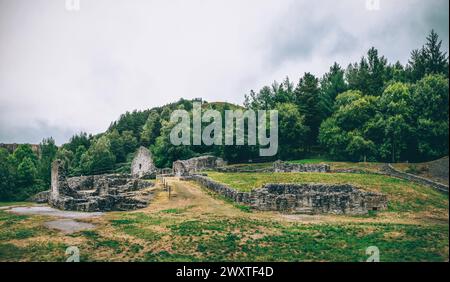 Bryntail Bleimine in Wales Stockfoto