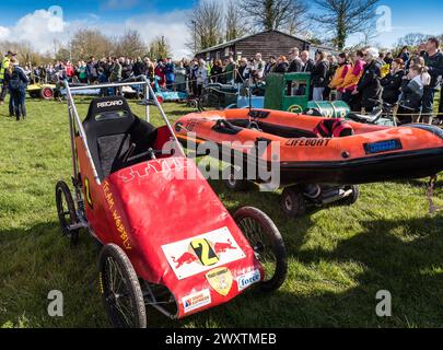 Otterton Soap Box Derby. Stockfoto