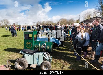 Otterton Soap Box Derby. Stockfoto