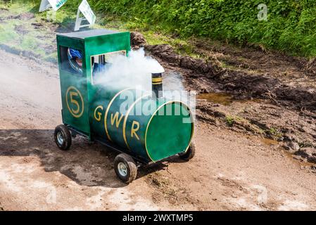 Otterton Soap Box Derby. Stockfoto