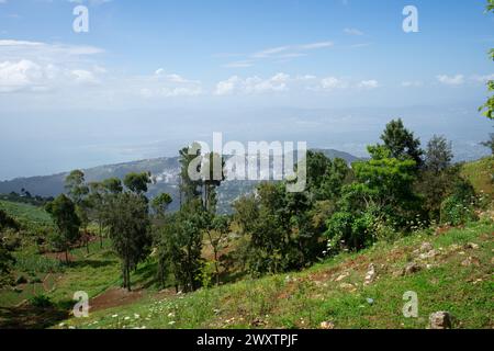 Port-Au-Prince lebendige Landschaft Stockfoto