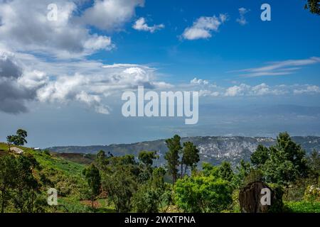 Port-Au-Prince lebendige Landschaft Stockfoto