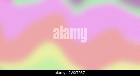 Hologramm-Hintergrund. Neon-Farbverlauf in Pastellfarben Stockfoto