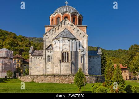 Kirche der Jungfrau, Kloster Studenica, Serbien Stockfoto