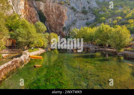 Derwischkloster, Tekke, Blagaj, Mostar, Bosnien Stockfoto