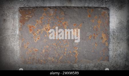 Dunkelgrau, schwarzer Schieferhintergrund oder Textur. Stockfoto