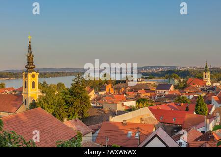 Kirche St. Nikolaus, Stadtbild von Belgrad, Zemun, Belgrad, Serbien Stockfoto