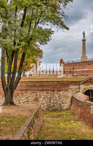 Das Victor Monument, 1912, Belgrader Festung, Kalemegdan, Belgrad, Serbien Stockfoto