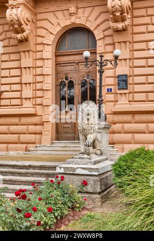 Patriarchatshof, Sremski Karlovci, Vojvodina, Serbien Stockfoto