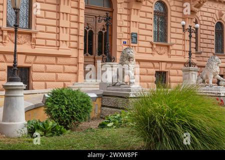 Patriarchatshof, Sremski Karlovci, Vojvodina, Serbien Stockfoto