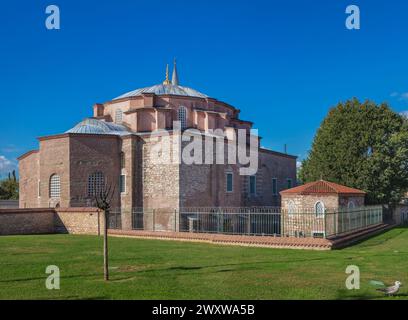 Die Kleine Hagia Sophia, Kucuk Ayasofya Camii, die ehemalige Kirche der Heiligen Sergius und Bacchus (536), Istanbul, Türkei Stockfoto