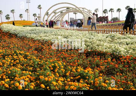 Yanbu, Region Madinah, Saudi-Arabien. 23. März 2019 - Blumenfest - jährliche Veranstaltung der Königlichen Kommission Stockfoto