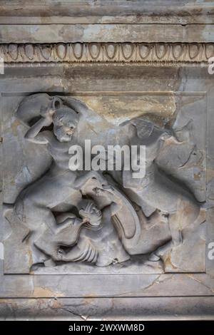 Lykische Sarkophage, 5. Jahrhundert v. Chr., Sidon, Archäologisches Museum, Istanbul, Türkei Stockfoto