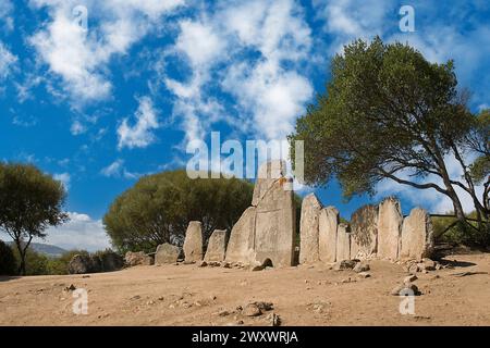 Italien Sardinien Arzachena Grab der Riesen Li Lolghi Stockfoto