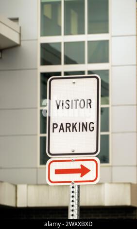 Parkschild für Besucher in New York City Stockfoto