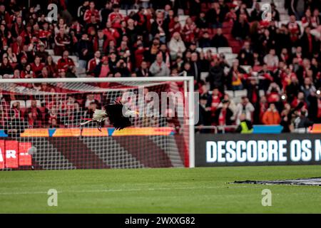 Lissabon, PT, USA. April 2024. Lissabon (PT), 04/2024 Ã¢â‚¬' CUP PORTUGA/BENFICA/SPORTING/LISBOA/PORTUGAL - Spiel zwischen Benfica x Sporting für den portugiesischen Pokal, im Halbfinale im Estadio da Luz in Lissabon am Dienstag, den 2. April 2024. (Kreditbild: © Pedro Paulo Diaz/TheNEWS2 via ZUMA Press Wire) NUR REDAKTIONELLE VERWENDUNG! Nicht für kommerzielle ZWECKE! Stockfoto