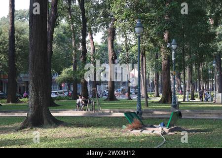April 30 Park, Ho-Chi-Minh-Stadt (Saigon), Vietnam Stockfoto