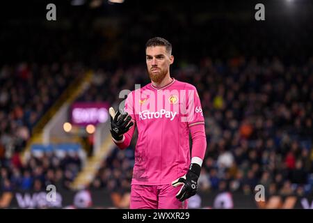 Burnley, Großbritannien. April 2024. Burnley, England, 2. April 2024: Jose Sa of Wolves während des Premier League-Fußballspiels zwischen Burnley und Wolverhampton Wanderers im Turf Moor in Burnley, England (will Palmer/SPP) Credit: SPP Sport Press Photo. /Alamy Live News Stockfoto