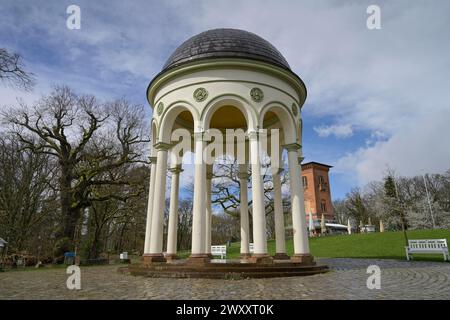 Monopteros-Tempel, Neroberg, Wiesbaden, Hessen, Deutschland Stockfoto