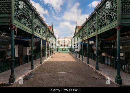 Gemeindemarkt, Teil des Ver o Peso Komplexes, der als Fleischmarkt in Belem City im Norden Brasiliens genutzt wird Stockfoto