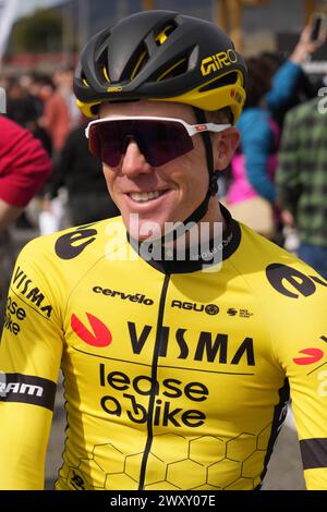 Kanbo, Spanien. April 2024. KRUIJSWIJK Steven VOM Team Visma Credit: Abaca Press/Alamy Live News Stockfoto