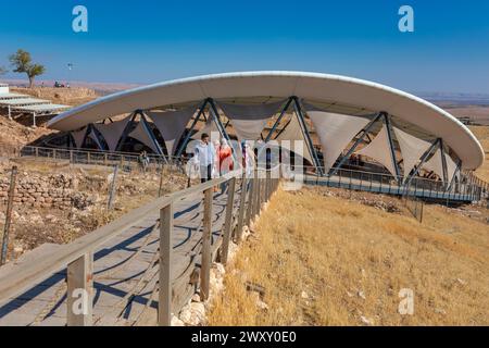 Archäologische Stätte Gobekli Tepe, Provinz Sanliurfa, Türkei Stockfoto