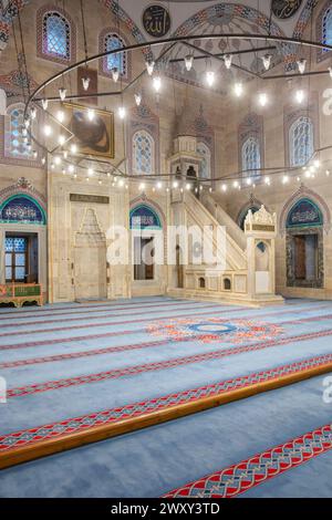 Moschee von Bayezid II im Inneren, 1486, Amasya, Provinz Amasya, Türkei Stockfoto