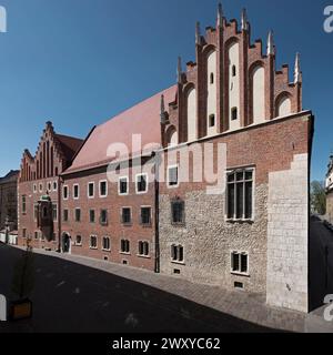 Collegium Maius, Jagiellonska Street, Krakau, Polen Stockfoto