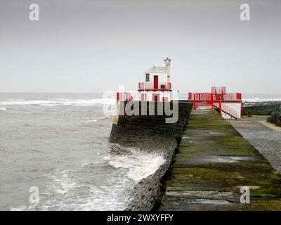 Breakwater, Arbroath Angus Schottland Stockfoto