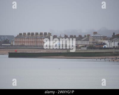 Sheerness, Kent, Großbritannien. April 2024. Wetter in Großbritannien: April-Schauer in Sheerness, Kent heute Morgen. Quelle: James Bell/Alamy Live News Stockfoto