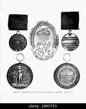 Medallic Memorials of the Great Terror, 1796-1805 Napoleon and the Invasion of England : The Story of the Great Terror Stockfoto