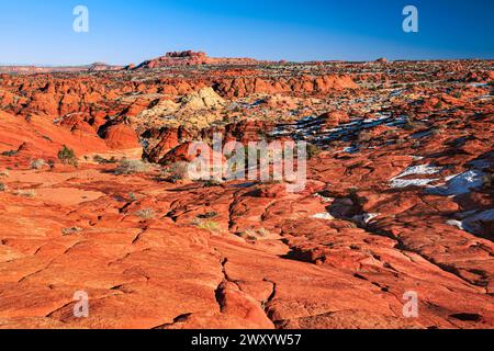 Coyote Buttes North, Sandstein, USA, Arizona, Paria Wilderness Stockfoto