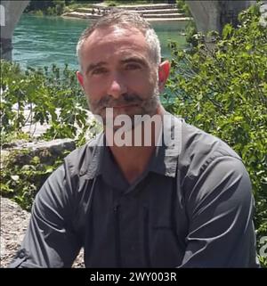 Undatiertes Handout Foto von World Central Kitchen des Briten James Kirby, einem der sieben Helfer der World Central Kitchen, die bei einem israelischen Luftangriff in Gaza getötet wurden. Ausgabedatum: Mittwoch, 3. April 2024. Stockfoto