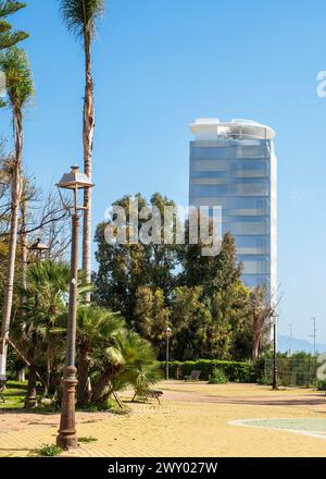 Promenade und Mirador del Carmen in Estepona, Málaga Stockfoto