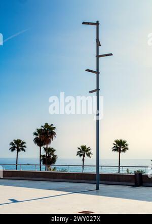 Promenade und Mirador del Carmen in Estepona, Málaga Stockfoto