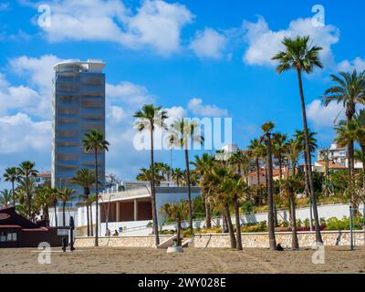 Promenade und Mirador del Carmen in Estepona, Málaga Stockfoto